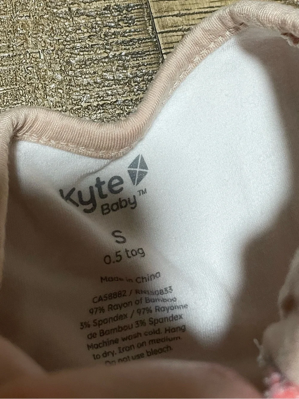 Kyte BABY Peach-Print Sleeveless Sleep Sack
